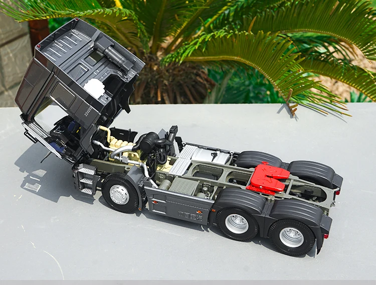Оригинальный завод 1:24 литье под давлением Sinotruk Hoka H7 полуприцеп тракторный