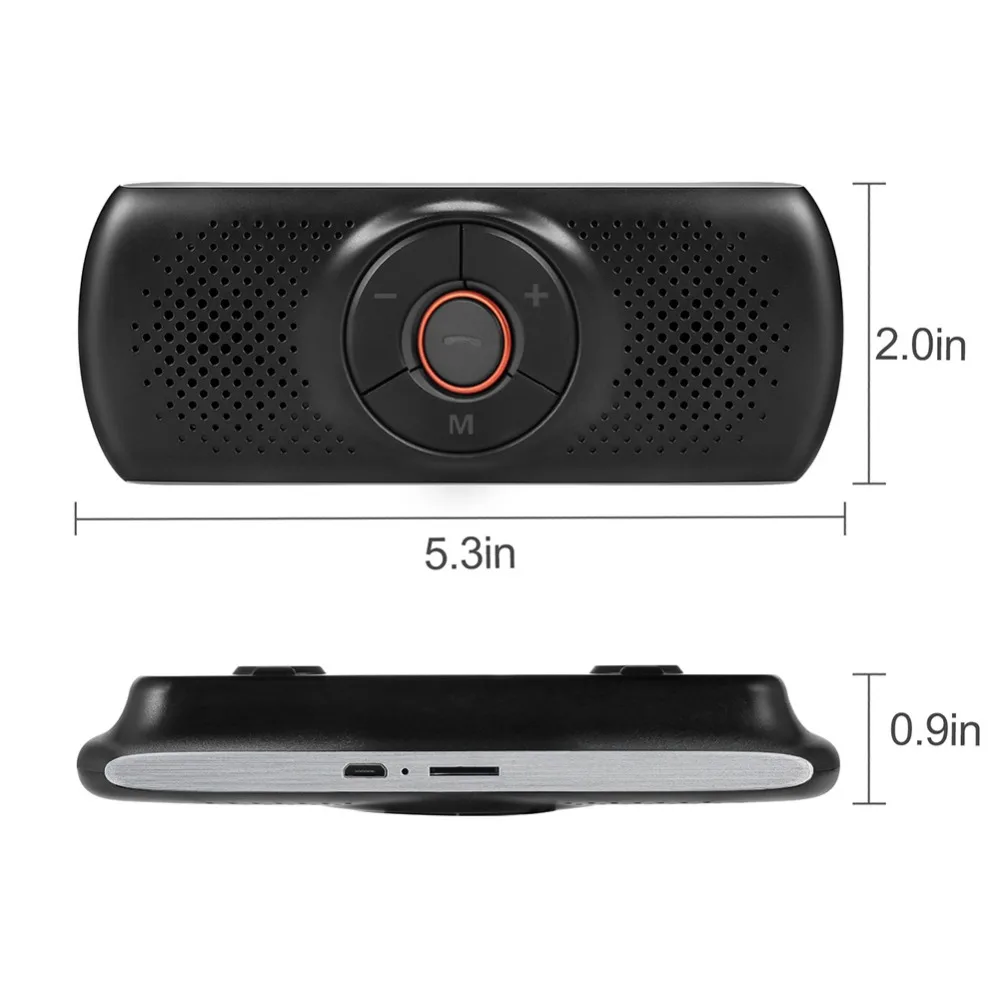 Многофункциональный bluetooth-динамик для телефона, поддержка Bluetooth 4,2 EDR для SIRI, автомобильный комплект громкой связи, адаптер для MP3-плеера