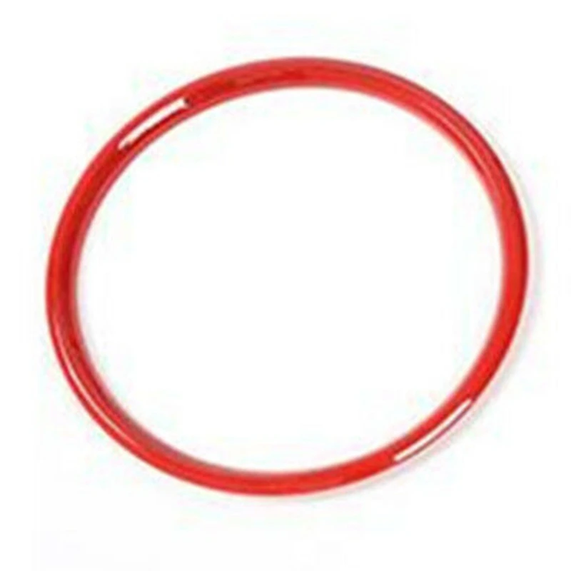 NEW-ABS Red Interior Dashboard Ring Cover Trim Decoration for Ford Mustang