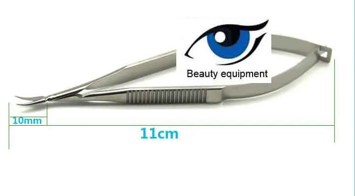 Новые 11 см из нержавеющей стали офтальмологические микрохирургические инструменты Микро ножницы