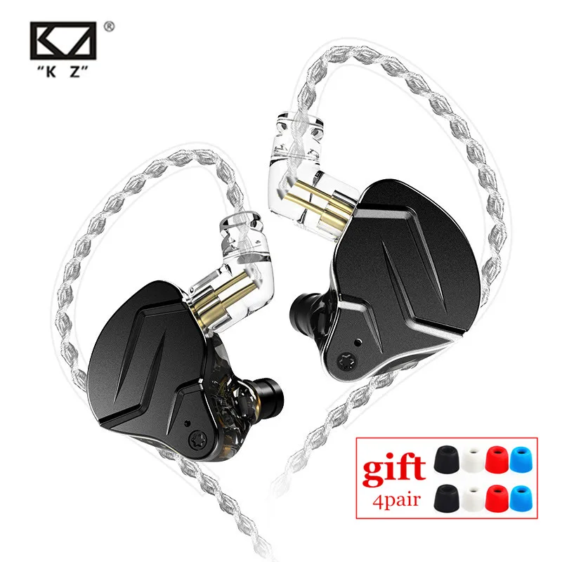 KZ ZSN PRO X 1BA + 1DD Гибридный привод HIFI металлические наушники-вкладыши спортивные