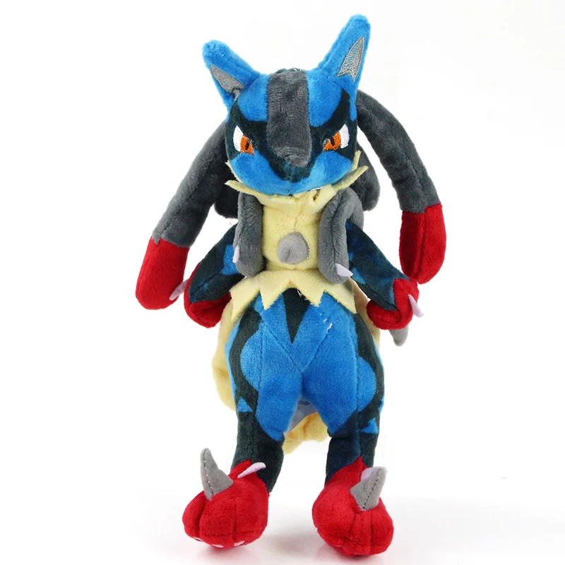26 см мультфильм аниме Мега Lucario X& Y Pega Lucario X& Y плюшевые игрушки мягкие куклы подарок на день рождения для детей