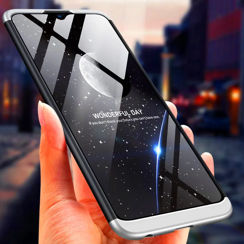 Vivo Y17 Y15 Y12 U10 U3X чехол 360 Защита всего тела чехол жесткий чехол для телефона для Vivo y17 матовый защитный чехол со стеклянной пленкой