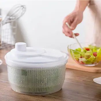 

Vegetables Dryer Salad Spinner Fruits Basket Fruit Wash Clean Basket Storage Washer Drying Machine Useful Kitchen Tools