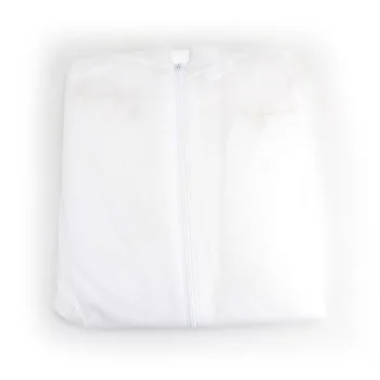 

Protective Boiler Suit Coveralls Disposable Clothing Skin Friendly White X/XL/XXL