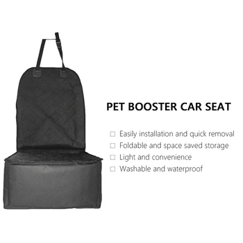 

New Dog Car Seat Carries Portable Pet Dog Booster Car Seat with Safety Belt Protector for Puppy Small Medium Dogs Pet Products