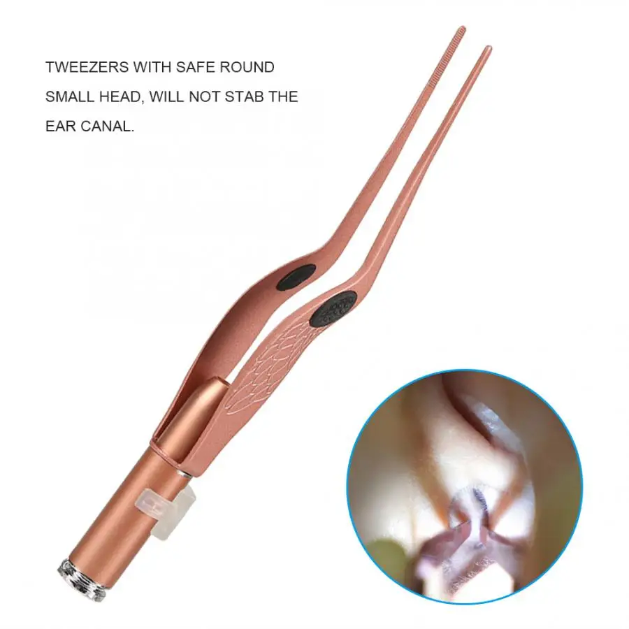 Многофункциональный уход за ушами usb зарядка светодиодный свет пинцеты для ушей Воск палочки набор очиститель ушной серы инструмент для ухода за ушами