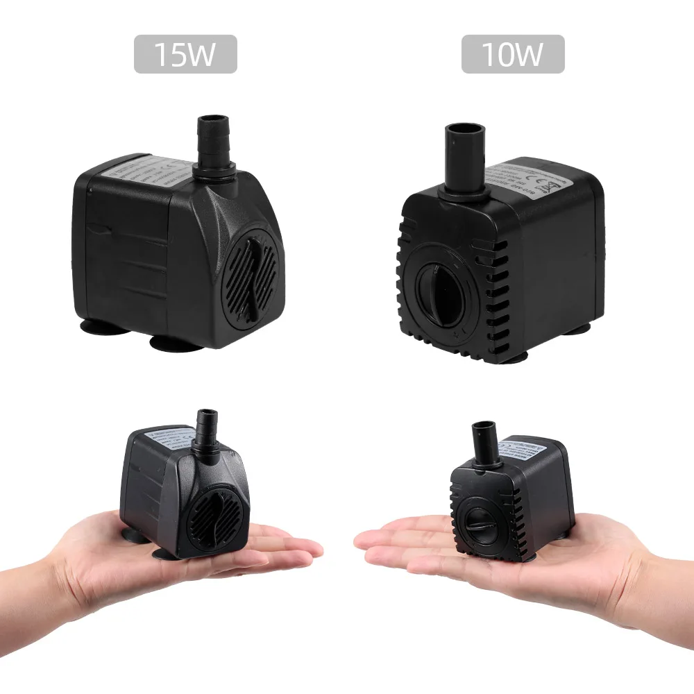 Новый мини ультра тихий USB водяной насос со светодиодной подсветкой для
