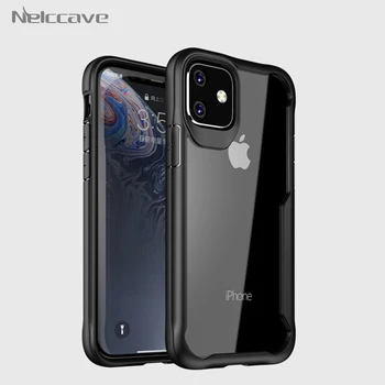 

100Pcs Luxury Case For iPhone 11 Pro XS Max XR X 8 7 6 6S Plus SE 2020 Shockproof Armor Bumper Transparent Protection Cover