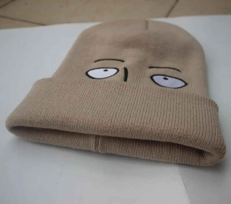 Японское аниме косплей One Punch Man Hat Saitama Косплей shaven head стиль зима теплая шерстяная шапка шляпы для Хэллоуина Кепка s болельщики подарок