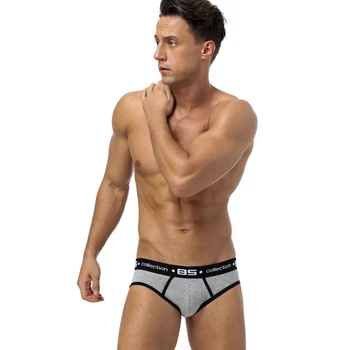 

Men Sexy Underwear Briefs Male Underpants Man Jockstrap Gay Mens Brief Bikini Cuecas Under Wear Man String Breathable Hombre 106