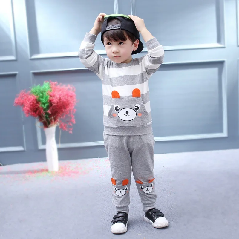 

Childrenswear BOY'S Suit 2018 New Style CHILDREN'S Clothes Autumn Clothing Baby Two-Piece Set Infants Korean-style 1-2-3-Year-Ol