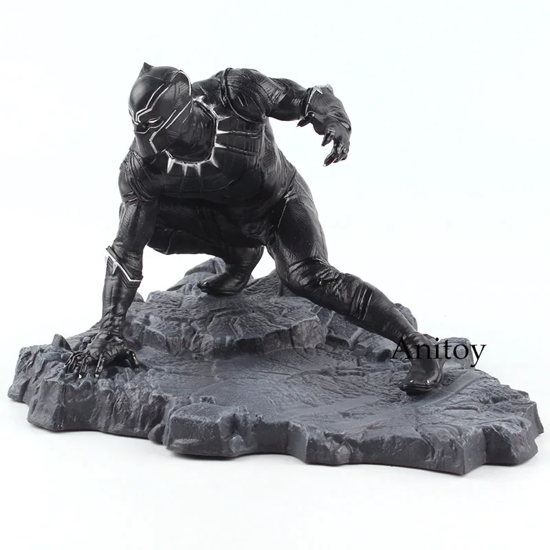 

Black Marvel Avengers Infinity War Panther Action Figure PVC Figure Collectible Model Toy 12cm with box
