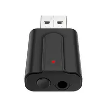 2 в 1 беспроводной Bluetooth 5,0 передатчик приемник 3,5 мм AUX аудио беспроводной адаптер для ТВ ПК динамик наушники домашняя Автомобильная стерео