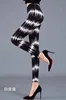 New Hot Plus Size Women Casual Black White Striped Wide Elastic Stripes Stretch Leggings Long Trousers HOT ► Photo 2/6