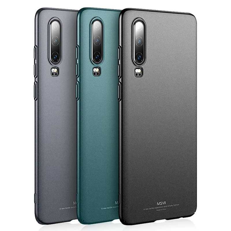 Матовый чехол Msvii для Huawei P30 Lite силиконовый Pro задняя крышка телефона защита