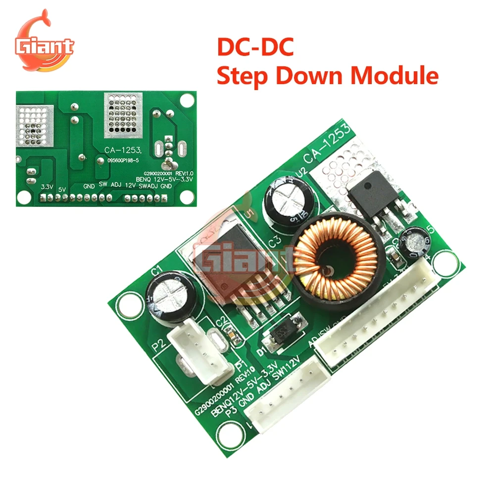 Mini DC-DC Step-down Converter Adjustable Power Module 3.3V 3V 5V 9V 12V SV 