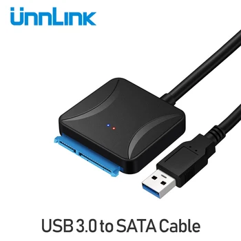 

Unnlink USB 3.0 To SATA 3 Cable Adapter Convert Cables Support 2.5'' Or 3.5 Inch External SSD HDD Adapter for Laptop PC PS4 BOX