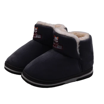 

2020 Winter Kids Fur Lined Snow Boots Baby Girl Cartoon Cat Ankle Boots Anti Slip Warm Boots Infant Girls Soft Cotton Shoes D30