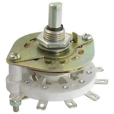 

Rotary Selector Switch 1 Pole 6 Positions 1 Deck 220V