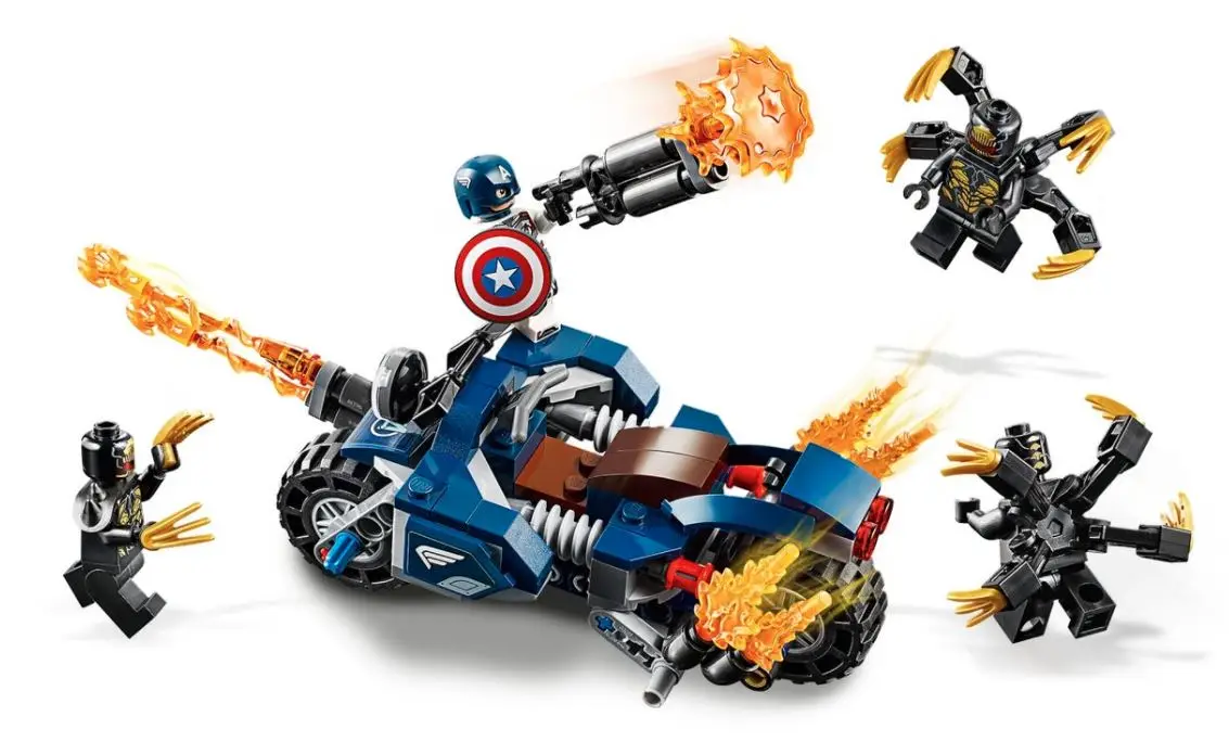לגו קפטן אמריקה צעצוע לילדים מבית מארוול Lego