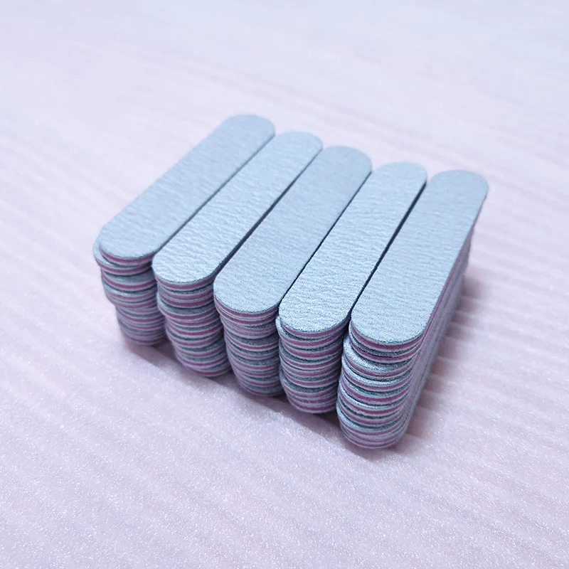 Mini Nail File Sandpaper Buffers 100/180 Grit Pedicure Manicure Tools