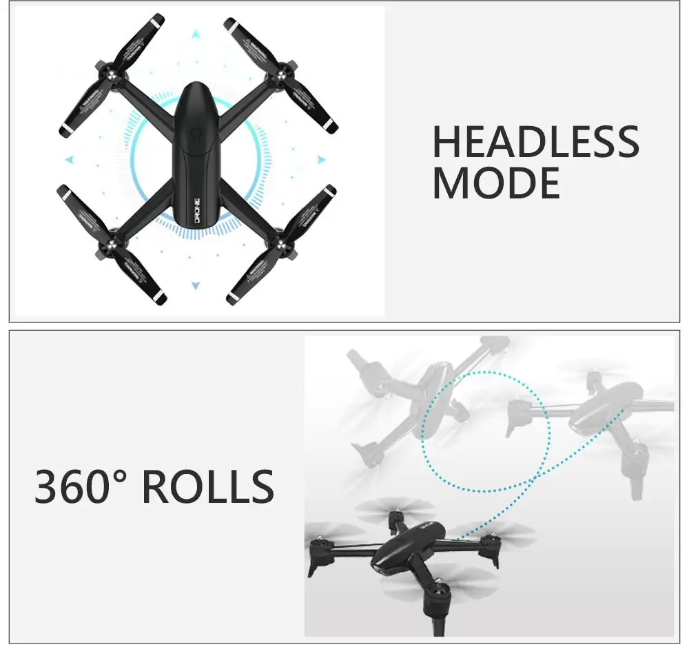 Дрон SG106 с двойной камерой 1080P 720P 4K WiFi FPV в режиме реального времени воздушная видео широкоугольный оптический поток RC Квадрокоптер вертолет игрушки