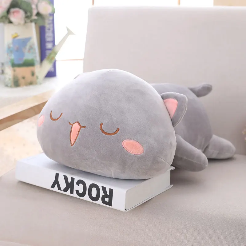 Kawaii котенок плюшевая игрушечная кошка кукла мягкие животные диван подушка вечерние украшения офис ворс мягкие игрушки Рождественский подарок на день рождения Дети - Цвет: Color 4