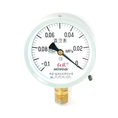 

20mm Male Thread -0.1-0MPa Round Face Water Air Pressure Gauge