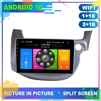 

OTOJETA Super Slim Car Android 10.0 GPS for Honda Jazz 2008 Radio Fit Navigation Multimedia Player Full Touch Carplay Head Unit