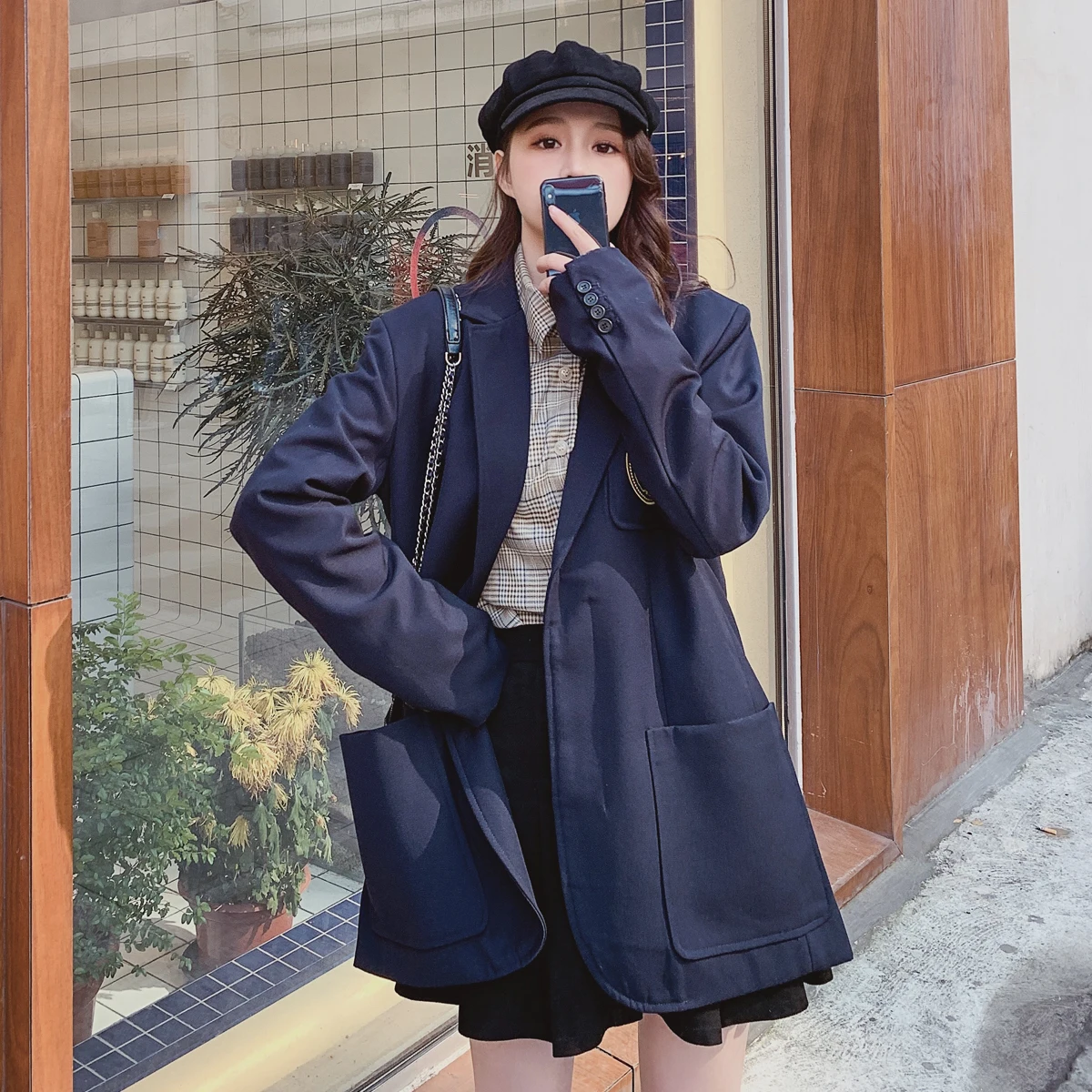 Новинка 2020 Модный маленький костюм с вышивкой в стиле Академии Фэн Yinglun Xiaolixun