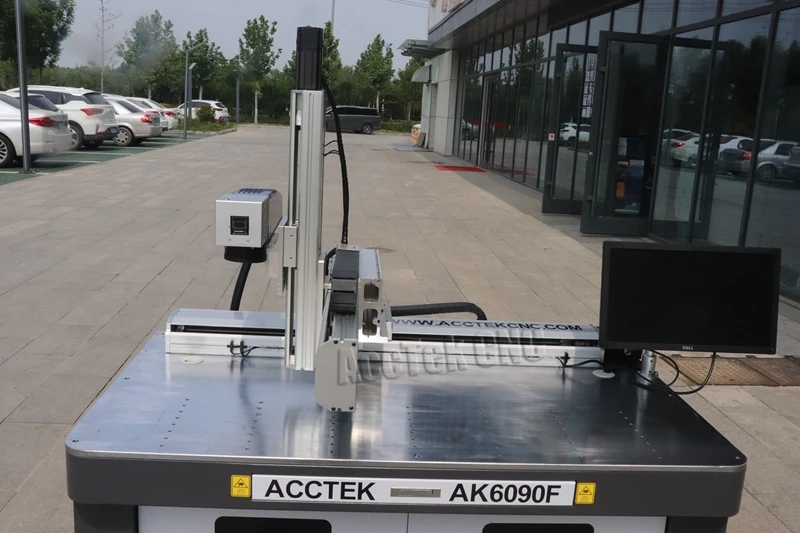 Acctek Low cost laser marking for sale high quality cnc fiber laser marking machine price AK6090F