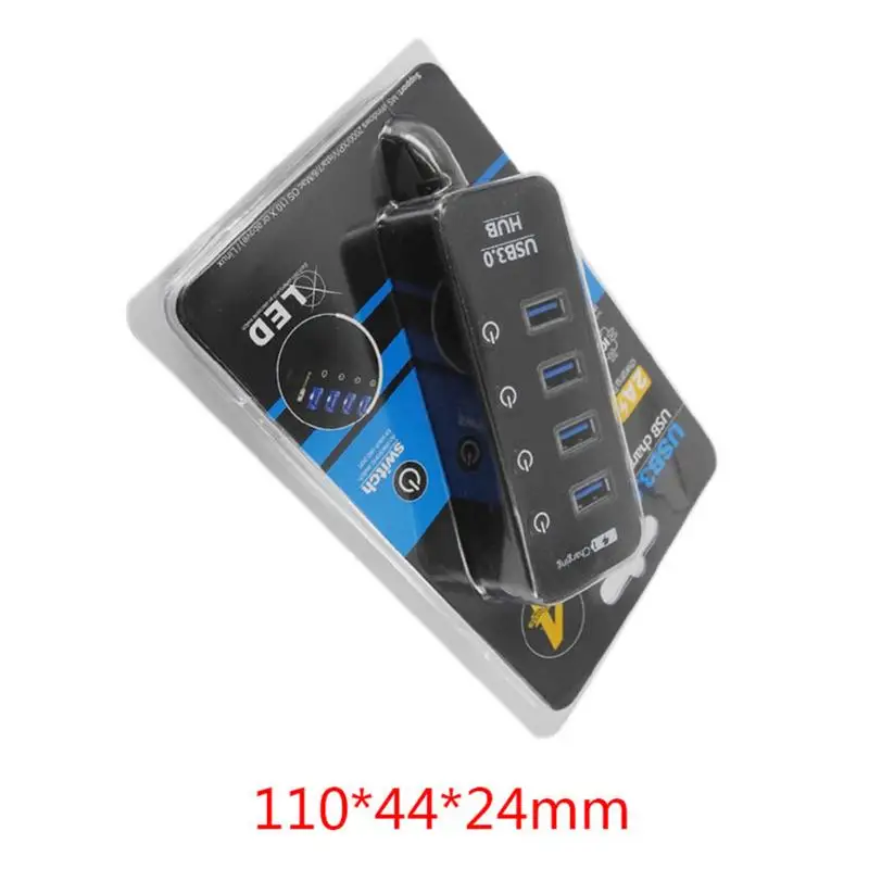 4 порта Smart USB Chager адаптер станция USB 3,0 концентратор+ 1 usb-хаб Smart зарядный порт Кабель-адаптер питания
