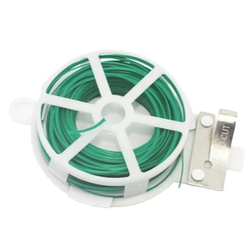 

Plastic-Coated Iron Wire Binding Line Gardening Cable Tie and Plant Cable Tie, 20M