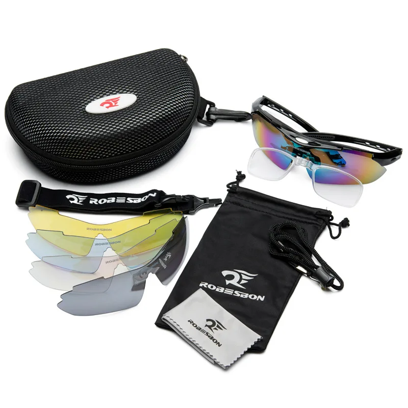 0089 поляризационные солнцезащитные очки для профессионального велоспорта, солнцезащитные очки для спорта на открытом воздухе, велосипедные очки с защитой от уф400 лучей, очки с 5 линзами