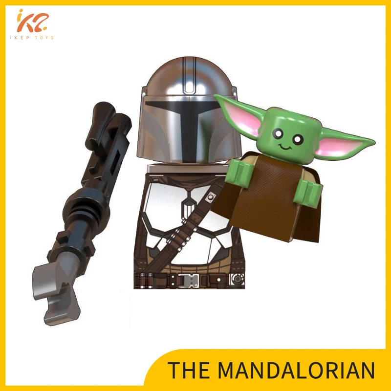 

Star SpaceWars Series The Mandalorian Baby Yodaed Action Figures Doll Toy 's Building Blocks Toys Assembled Toy