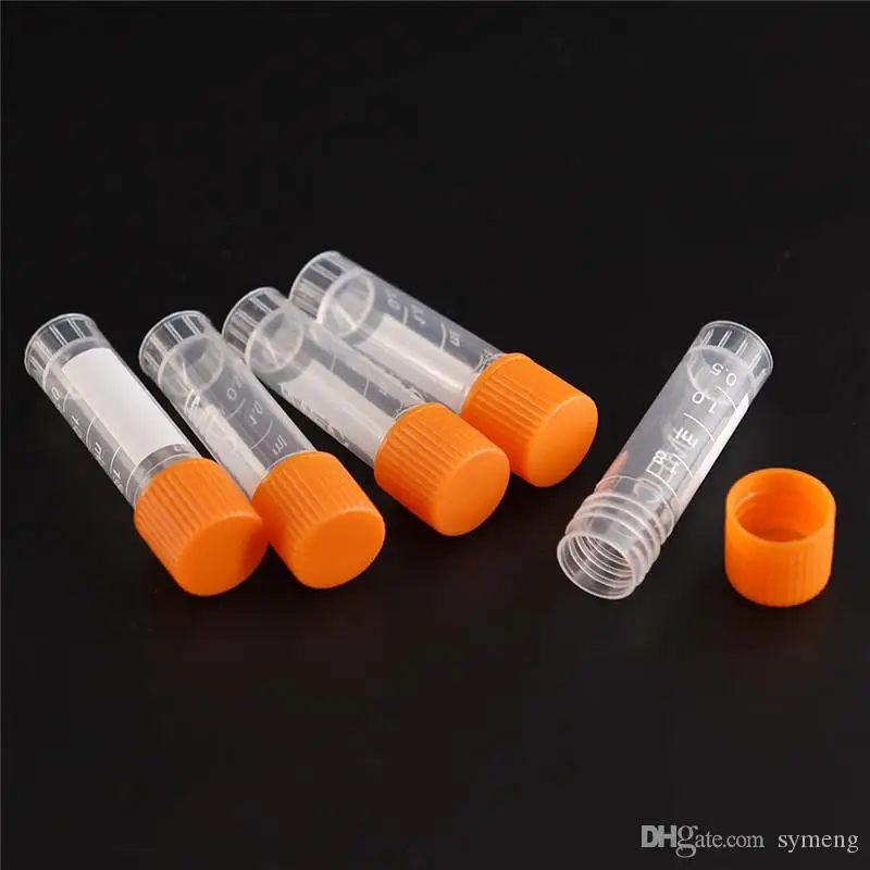 100 PCS 1.8ml 과학 실험실 마이크로 원심 분리기 튜브 샘플 튜브 수집 튜브 명확한 플라스틱 테스트 튜브