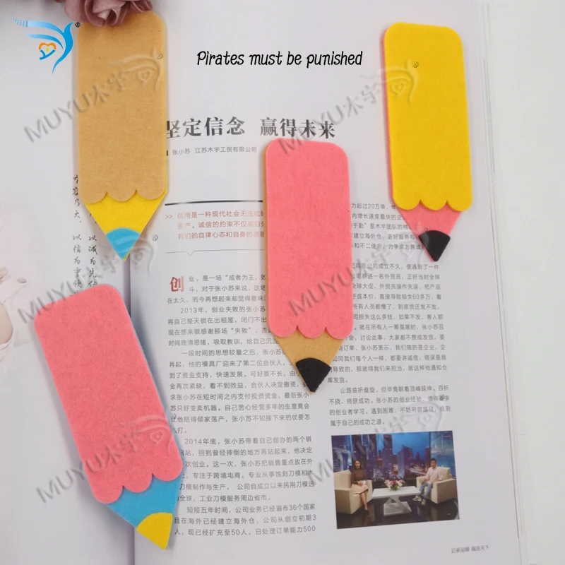 

crayon Bookmark muyu cutting die-- new wooden mould cutting dies for scrapbooking MY191011