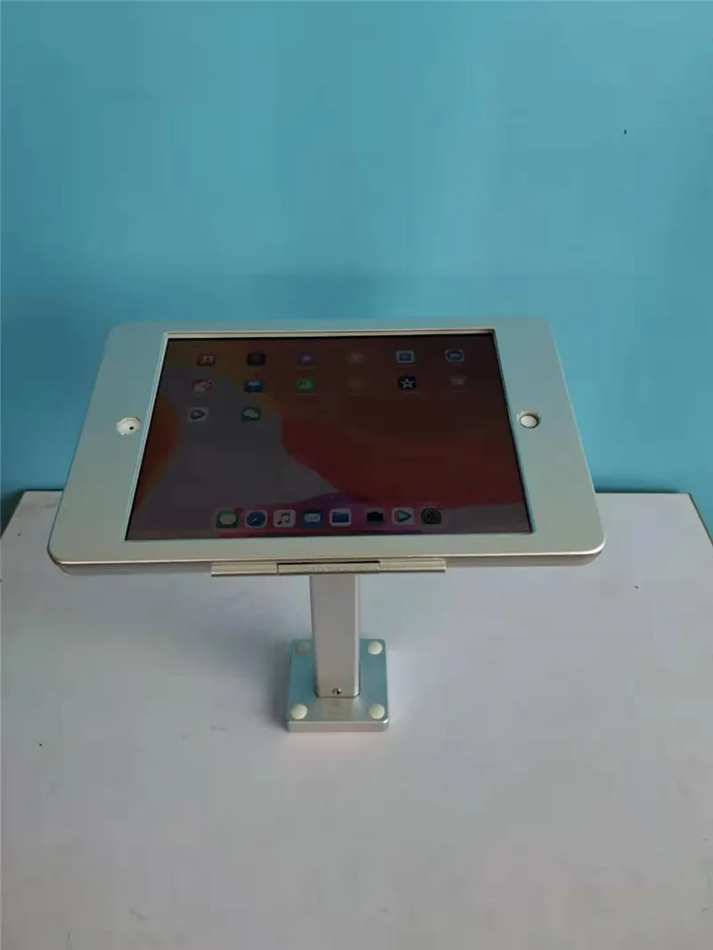 Подходит для iPad POS настенное крепление настольная подставка с замком безопасности специализированная рамка Корпус Противоугонный держатель для iPad 10," 7th Gen