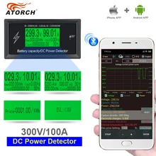 ATORCH-voltmètre d'énergie précise, 300V, 100a, Bluetooth, voltmètre