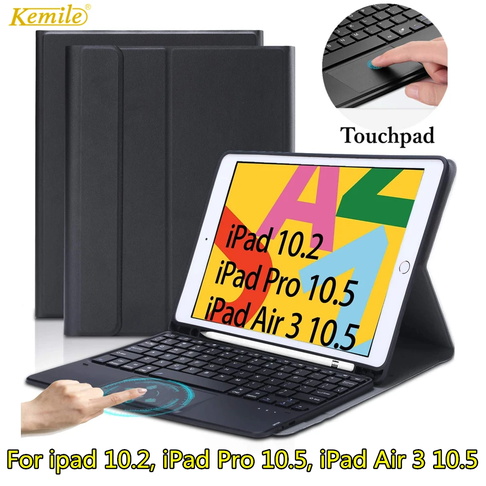 Чехол с сенсорной панелью и клавиатурой для iPad 9 7 2018 Air 3 10 5 2019 Pro 11 mini дюймов чехол