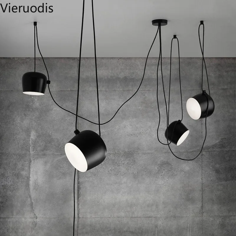 Художественный светильник в скандинавском барабане современная люстра стиле