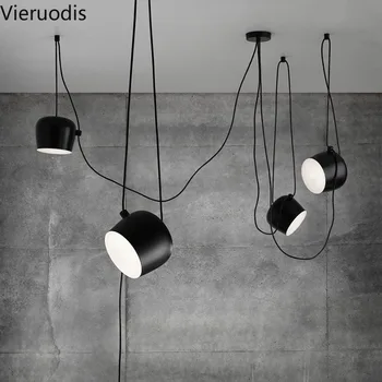 

Nordic Drum Art Light Modern LOFT Chandelier Creative Personality Lamp for Living Room Bed Room Restaurant Cafe Store Lighting