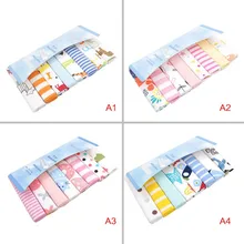 8 шт. высокое качество хлопок бандана детские Мультяшные нагрудники слюнявчик Детские аксессуары для еды мягкие детские вещи Новинка