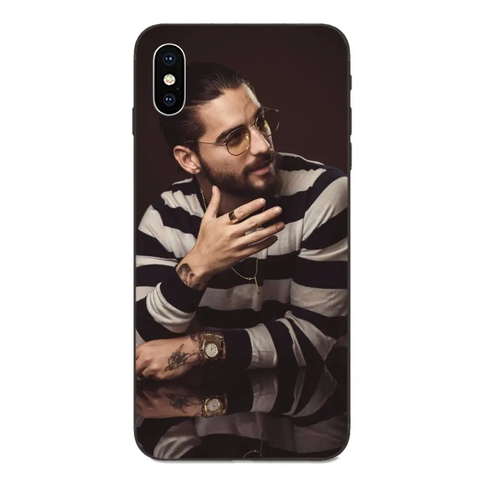 Для Apple IPhone X XS Max XR 4 4s 5 5S SE 6 6S 7 8 Plus Мягкий чехол из ТПУ с принтом для телефона с изображением певицы малума