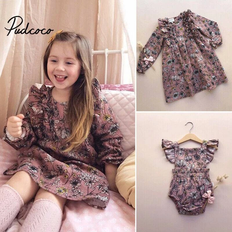 matching rompers for sisters