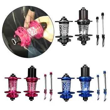 

1Pair OOZER XM490 32H Aluminum Alloy Quick Release Thru MTB Mountain Bike Hub Bicycle Front Rear Disc Brake Hub