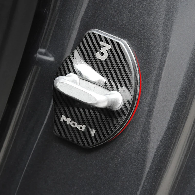 4 шт. Авто Дверной замок нержавеющая сталь защитная крышка комплект декоративная