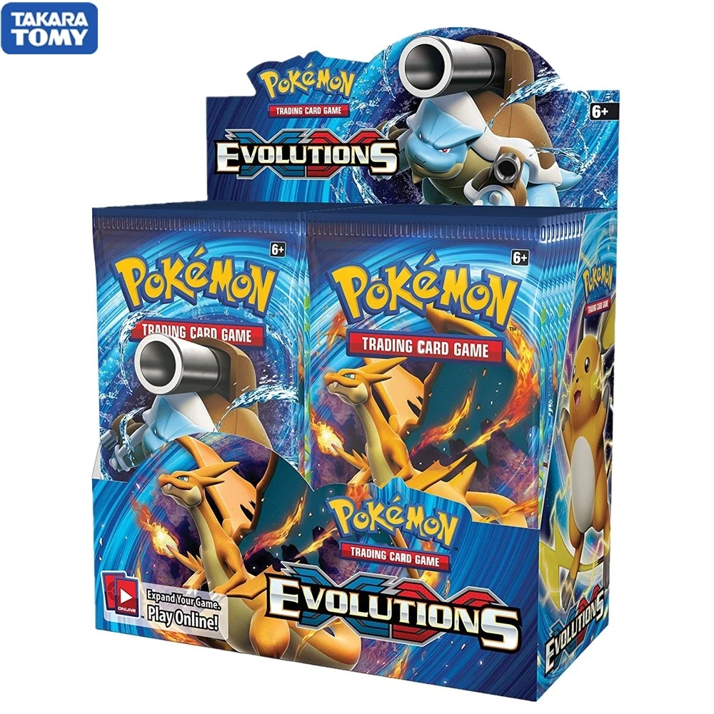 324 карт Покемон TCG: XY Evolution запечатанный бустер коробка карточная