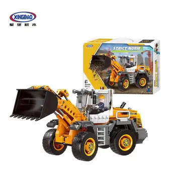 

XINGBAO 03035 NEW City Engineering Series The Forklift Loader Building Blocks 694pcs kids DIY Educational Bricks Toys Gift